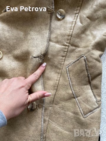 Кожен тренч манто Агнешка кожа S,M , снимка 6 - Палта, манта - 35355366