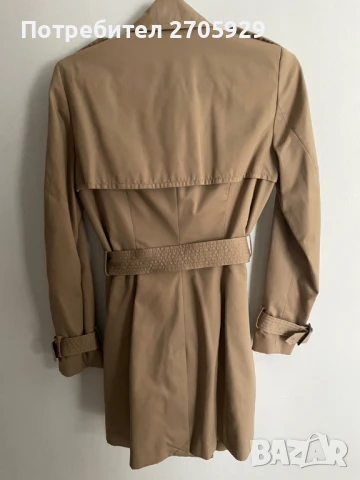 H&M класически тренчкот, размер 36/S, снимка 7 - Шлифери - 51124624