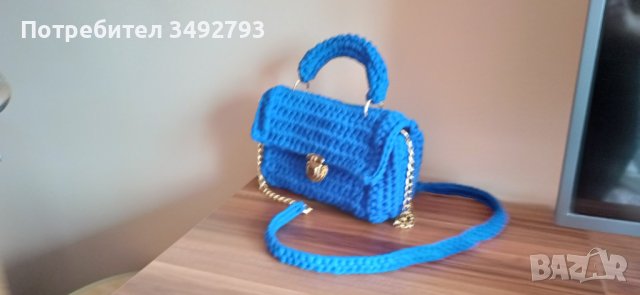Дамска чанта плетена , снимка 4 - Чанти - 40634770