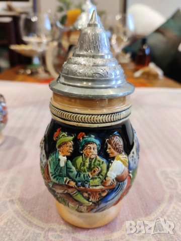 Керамични халби за бира с капак, снимка 13 - Колекции - 52714330