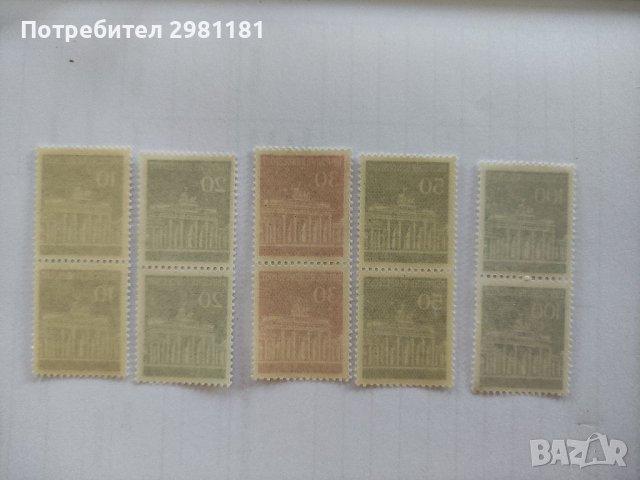 Германия 1966 г., снимка 2 - Филателия - 36930226