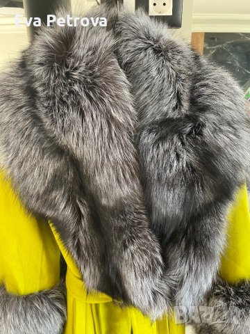 Дамско палто сибирска лисица и лама С, М,Л, снимка 4 - Палта, манта - 38538105