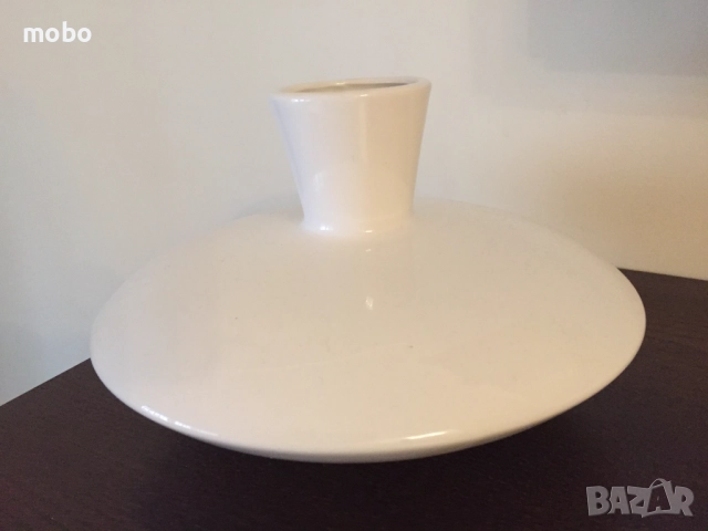 ВАЗА, бяла , керамична, производител: PHILIPPI / Германия., снимка 3 - Вази - 51974859