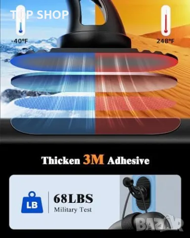 Нов Магнитен държач за телефон за кола Volport за всички вентилационни отвори, снимка 4 - Селфи стикове, аксесоари - 49657388