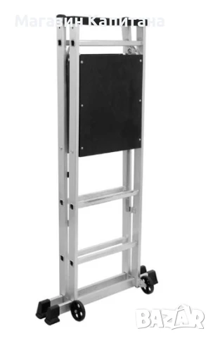 Скеле алуминиево до 3 м. раб. височина под наем, снимка 4 - Други машини и части - 51350948