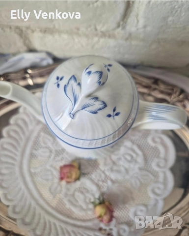 Сервиз за чай Heinrich Villeroy & Boch от фин костен порцелан, снимка 6 - Сервизи - 52888135