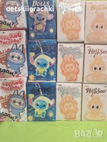 Лабубу,Лабубу Стич,Лабубу Макарон, снимка 3 - Плюшени играчки - 52550807
