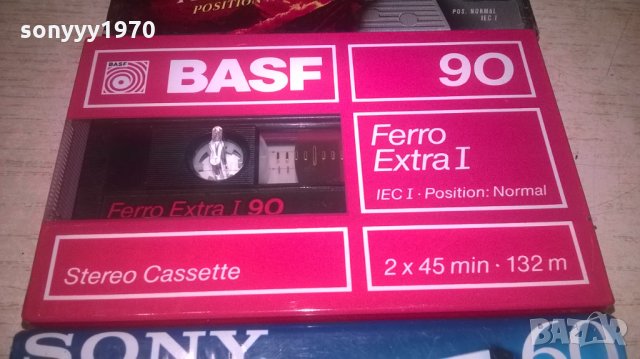 SONY BASF EMTEC-АУДИОКАСЕТИ-ВНОС ШВЕИЦАРИЯ, снимка 4 - Аудио касети - 27293156