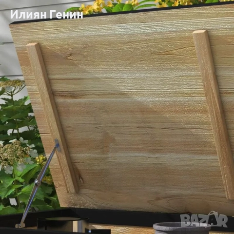 Градинска кутия за съхранение Outsunny, 121 литра, 2 колела, снимка 8 - Градински мебели, декорация  - 51715689