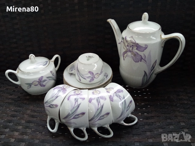 Антикварен баварски сервиз за чай