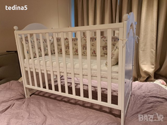 Детско легло с матрак, снимка 2 - Бебешки легла и матраци - 43151075