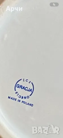 Порцеланова ажурна купа -Poland, снимка 4 - Сервизи - 48365744