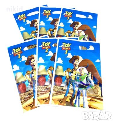 Играта на Играчките Toy Story 10 бр торбички за сладки подарък рожден ден парти