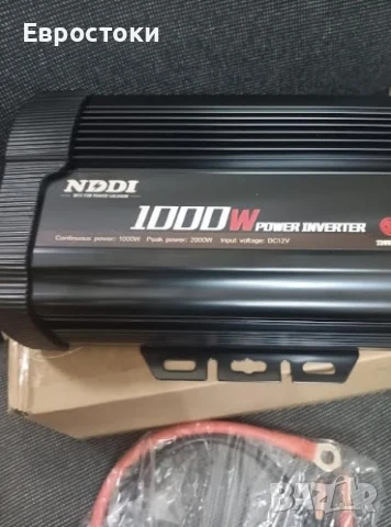 Инвертор NDDI POWER 1000 W преобразувател на напрежение 12 V към 230 V, 3.1 A двоен USB порт, снимка 6 - Аксесоари и консумативи - 50596460