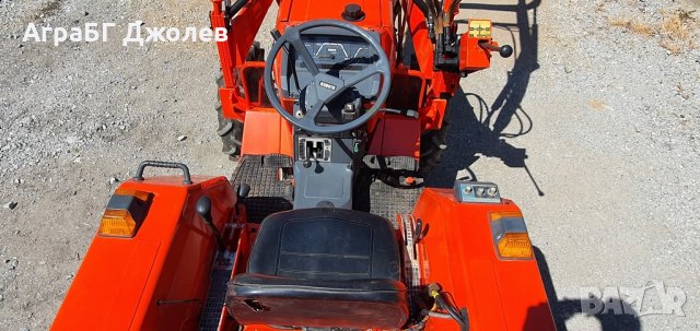 Японски трактор Kubota L1-245D с челен товарач и фреза, 4х4, 25 к.с., АграБГ Джолев, снимка 8 - Селскостопанска техника - 27186507