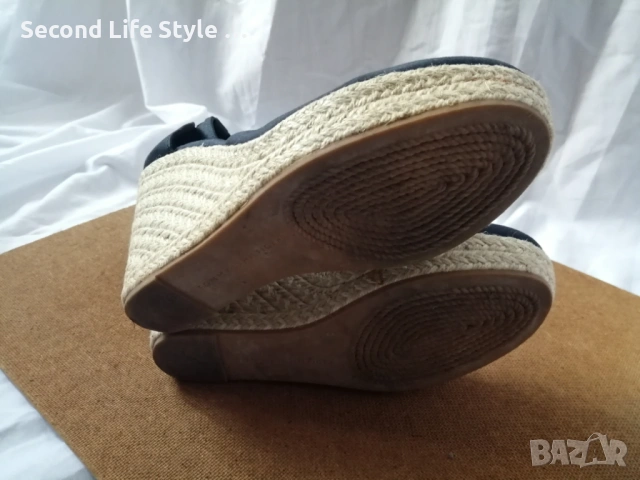 № 38 Tommy Hilfiger оригинални дамски еспадрили сандали на платформа, естествена кожа, снимка 15 - Сандали - 53111577