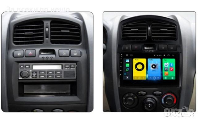 9-инчова мултимедия за HYUNDAI Santa Fe (2000–2005) + подарък камера, снимка 4 - Аксесоари и консумативи - 51886094