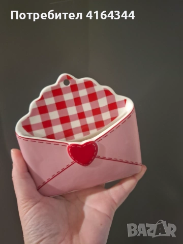 Керамична поставка за писма или бележки