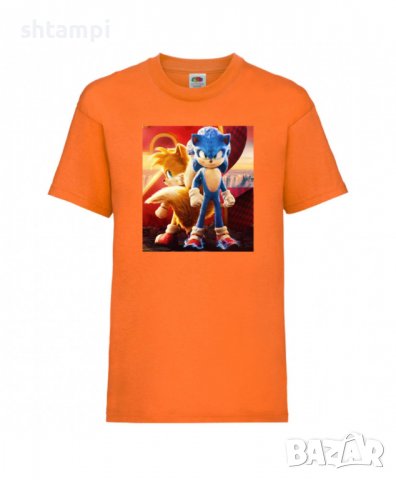 Детска Тениска Соник Sonic The Hedgehog Sonic 2 Tails, Изненада,Подарък,Игра,, снимка 5 - Детски Блузи и туники - 37209556