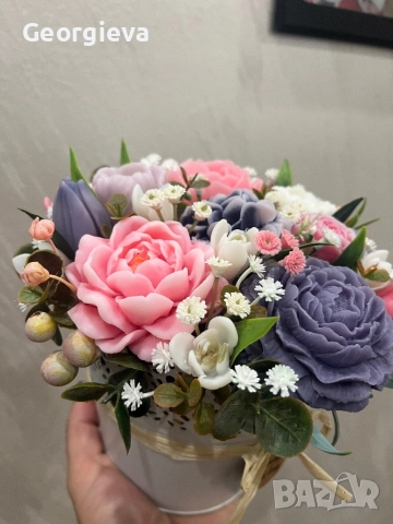 Ароматни сапунени цветя, снимка 9 - Изкуствени цветя - 52385567