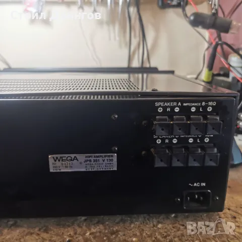 Стерео усилвател WEGA JPS-351V-130, снимка 6 - Ресийвъри, усилватели, смесителни пултове - 49145197