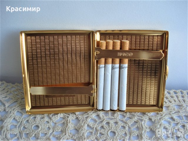 МЕСИНГОВА ТАБАКЕРА IMCO, снимка 2 - Колекции - 43780698