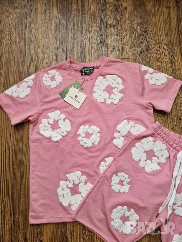 Мъжка тениска и къси шорти  екип DENIM TEARS Размери М, L , XL , 2XL , снимка 6 - Спортни дрехи, екипи - 50661067