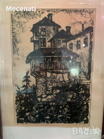 СУЗИ АРОНОВА - графика/ литография, снимка 2 - Картини - 53113144