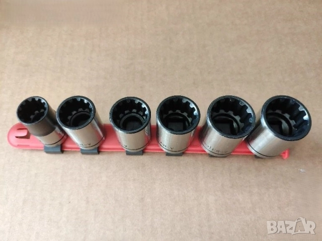 RS PRO 1/2 6броя impact low profile 6стенни качествени вложки, RS PRO 1/2 6броя многостенни вложки, снимка 3 - Други инструменти - 52921806