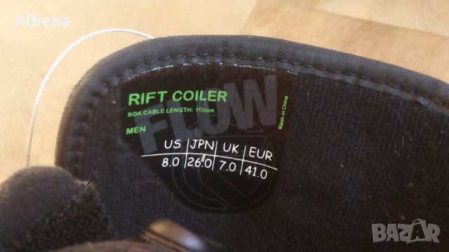 FLOW RIFT COILER BOA Snowboard Boots EUR 41 сноуборд обувки 65-14-S, снимка 17 - Зимни спортове - 43587668