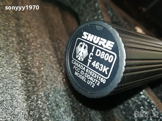 SHURE WIRELESS MICROPHONE 3008221650, снимка 14 - Микрофони - 37847730