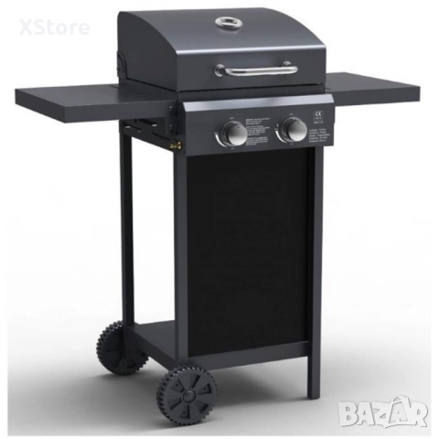 Газово барбекю Muhler с 2 горелки, 2x2.8kW, снимка 3 - Други стоки за дома - 51995591