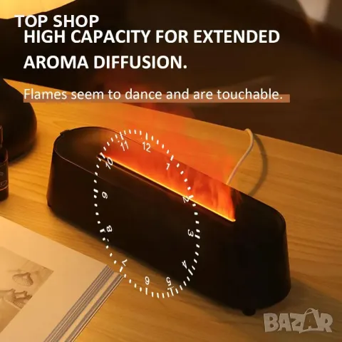 Дифузер с имитация на пламък и дистанционно BFH, снимка 5 - Декорация за дома - 49157052