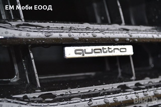 Емблема предна решетка за Ауди AUDI Sline S-line Мат Quattro Хром Лого, снимка 3 - Аксесоари и консумативи - 32257437
