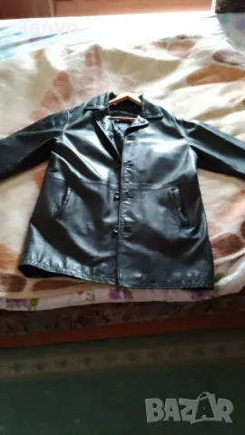 Кожено манто на Зара,л,хл.Има зимна подплата,която се сваля., снимка 3 - Якета - 48305500