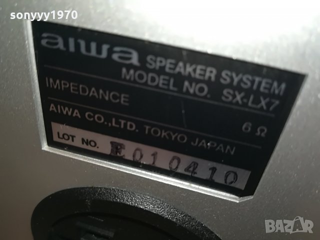 aiwa sx-lx7 speaker system-japan 0507212032, снимка 10 - Тонколони - 33433003