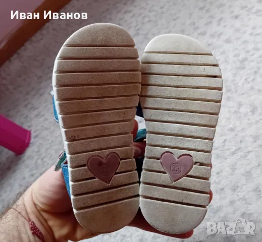 Оригинални детски сандали Cupcake Couture - номер 23, снимка 6 - Детски сандали и чехли - 49540484
