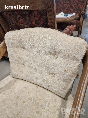К-т Масивно Канапе...2-ка Кресла и Маса-внос от Германия!, снимка 9 - Дивани и мека мебел - 53563507