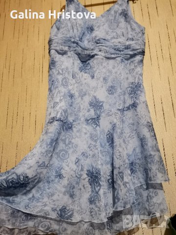 ЕЛЕГАНТНА ЕФИРНА РОКЛЯ РАЗМЕР ХЛ, снимка 4 - Рокли - 28955273