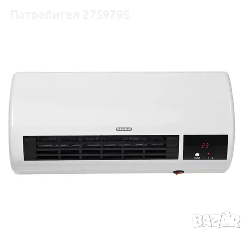 ХИТ.Керамична печка Termomax TR-2025W, 2000W, стенна.Две години гаранция., снимка 4 - Печки, фурни - 49281448