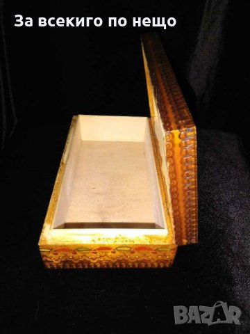 Стара, дървена, колекционерска кутия за бижута., снимка 3 - Колекции - 27640303