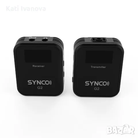SYNCO G2 A1 2.4G безжична петлична микрофонна система за DSLR смартфон Vlog, снимка 2 - Микрофони - 47868290