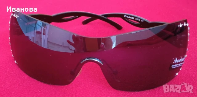 Дамски, слънчеви очила с UV 400 и протектор, снимка 3 - Слънчеви и диоптрични очила - 51401789