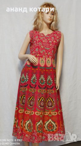 Индийска памучна рокля ”Мандала”, снимка 11 - Рокли - 22910220