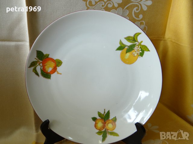 Порцеланови големи кръгли плата, снимка 7 - Чинии - 43185076