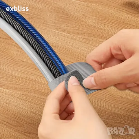 Самозалепващи се органайзери за кабели 5бр., снимка 4 - Други - 49224140