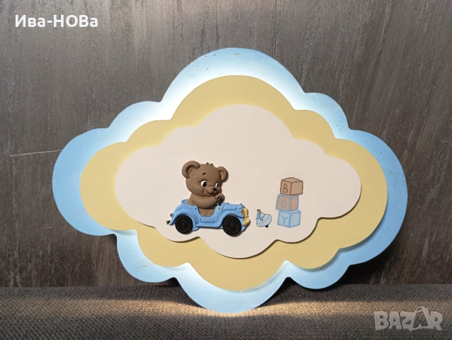 Ръчно изработени лампи и кутии за пари, снимка 5 - Детски нощни лампи - 52505264