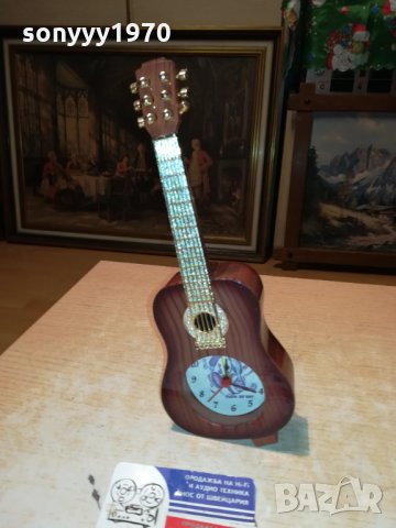 КИТАРА-ЧАСОВНИК С МЕЛОДИЯ ОТ ФРАНЦИЯ 2112212046, снимка 7 - Антикварни и старинни предмети - 35212956