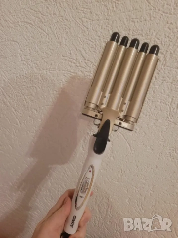 Тройна ретро преса за къдрене на коса  , снимка 16 - Преси за коса - 51773336