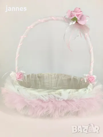 Сватбена кошница - разл цветове, снимка 4 - Сватбени аксесоари - 49213987